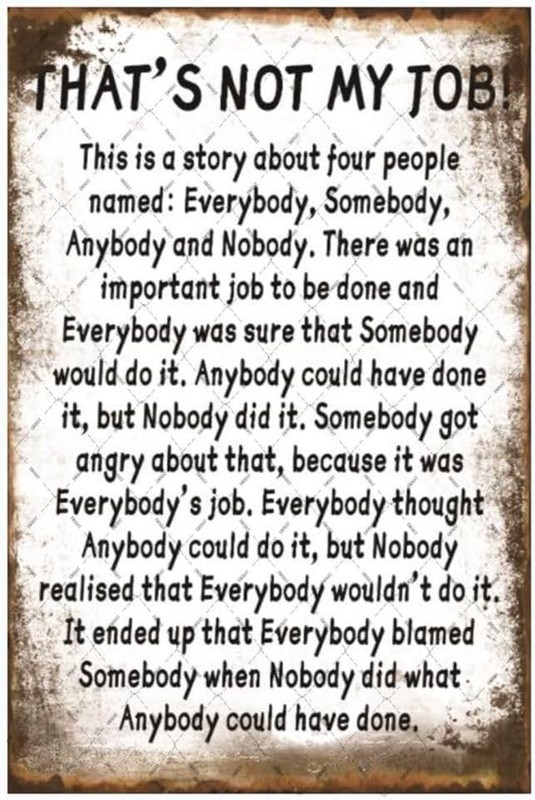 Funny Metal Tin Sign That's Not My Job Story Sign Fun Wall Art Vintage Plague... gallery