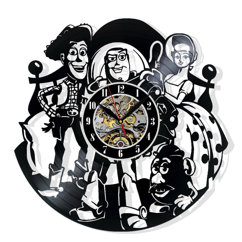 Toy Story Vinyl Wall Clock Art Home Decor Gift for Birthday Holiday Christmas gallery