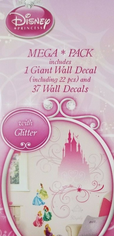 Disney Princesses Mega Pack Giant Wall Decals NIP gallery