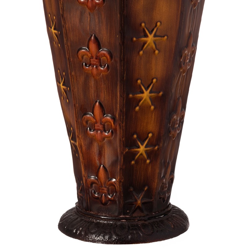 34'' Metal Decorative Floor Vase Centerpiece Home Decoration for Dried Flowers gallery