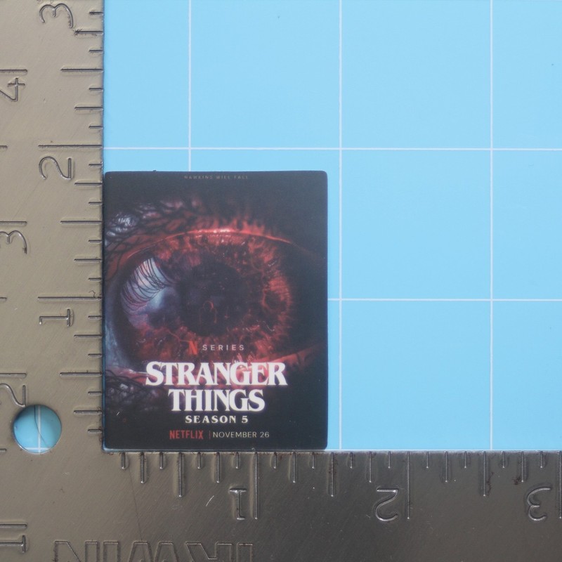 Stranger Things 5 Sticker (PROMO ARTWORK) Netflix Horror Show, Matte PVC Decal
