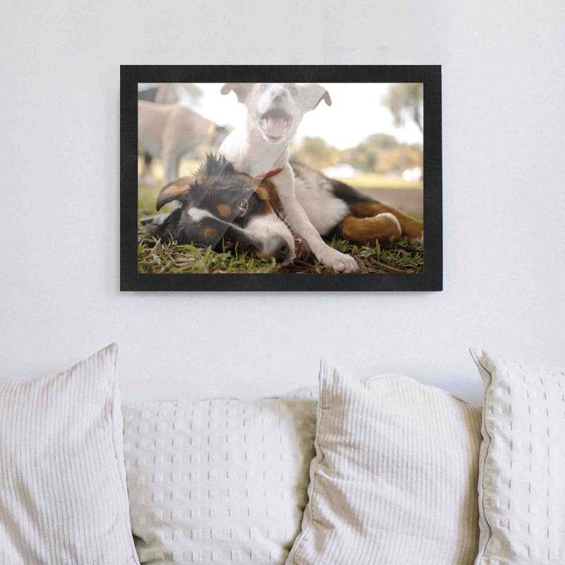 5x12 In Frame Black Real Wood Picture Frame Width 1.25 inches | Interior Frame D gallery