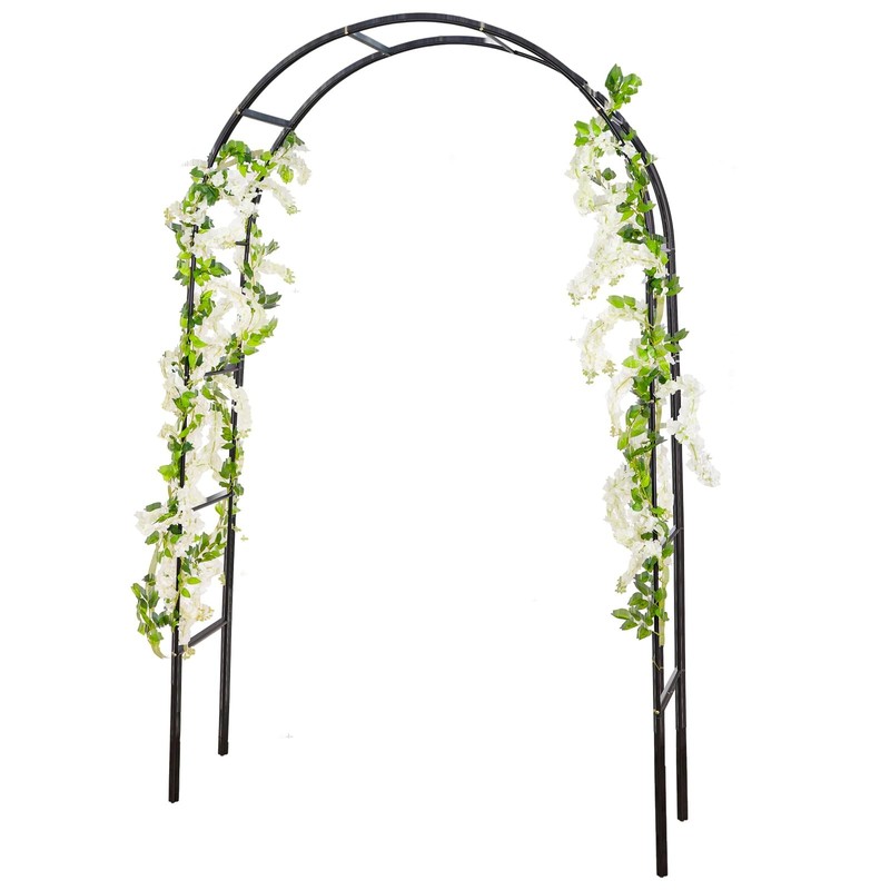 94 Metal Garden Arch Trellis for Climbing Plants Outdoor Decorations