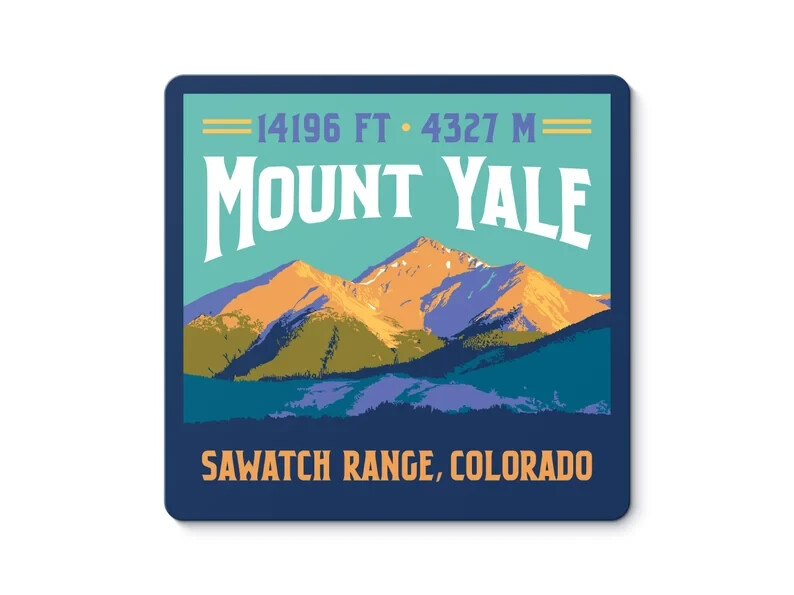 Mount Yale Colorado 14er Sticker – Scenic Mountain Hiking Vinyl Decal gallery