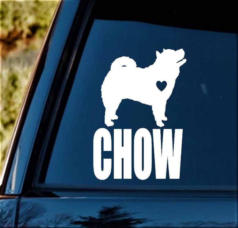 Chow Dog Breed Decal Sticker Car Truck SUV Van Pet Gift Chow Chow Husky C1147 gallery