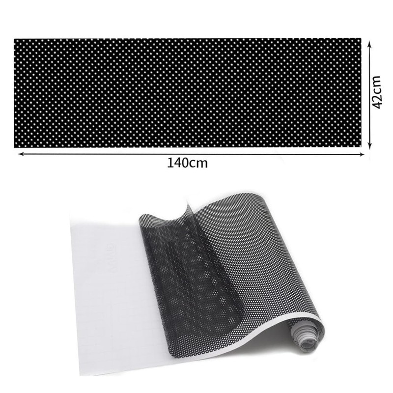 Truck Rear Window Decal Wrap Perforated Vinyl Sticker 55x16.5 Black Universal gallery