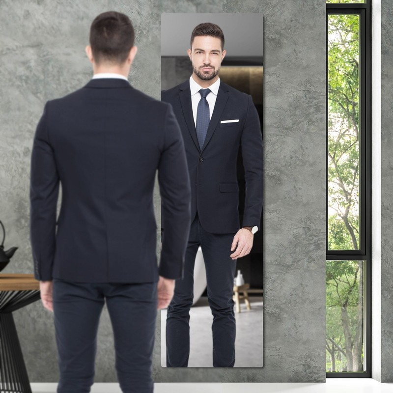 14″ x 48″ Acrylic Full Length Mirror Non Glass Shatter Resistant 3mm Safe Mirror
