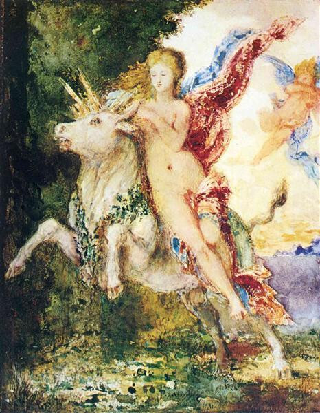 high quality oil painting handpainted on canvas-The Abduction of Europa