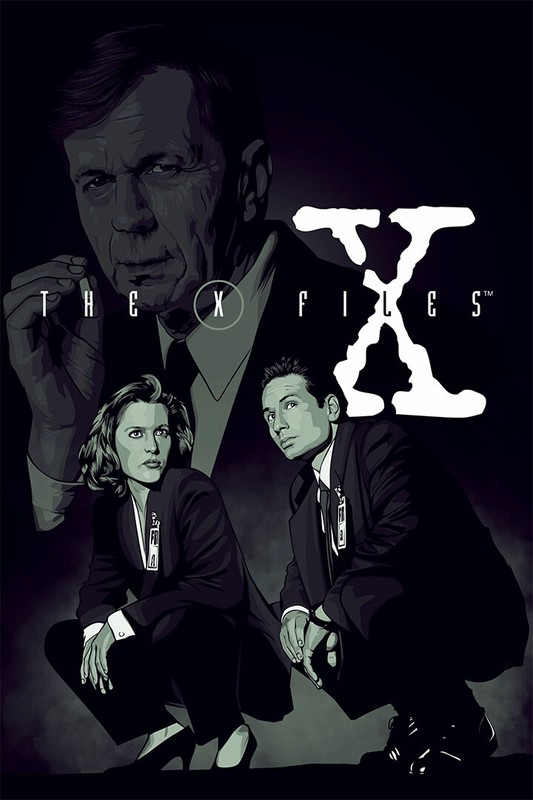 X Files Tv Series Fantasy Sci Fi Action Print Wall Art Home Decor – POSTER 20×30
