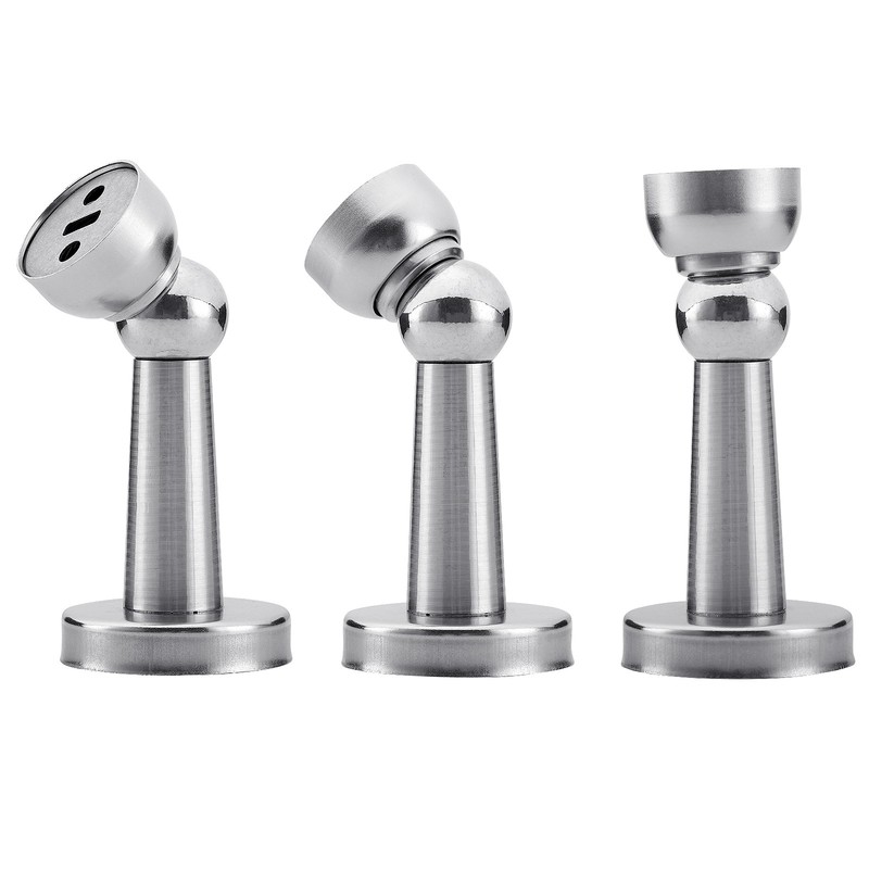 Magnetic Door Stopper Stainless Steel Wall & Floor Mount Holder for Home Office gallery