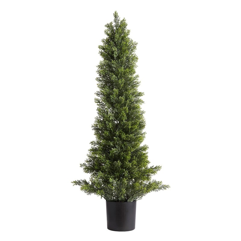 36in Artificial Cedar 2Unit Classic Spiral Shape Modern Home Garden Accent gallery