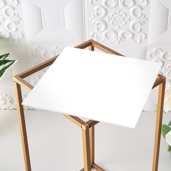 2 WHITE 11″ PLEXIGLASS SHEETS Square Acrylic Sign Boards Party Wedding Crafts