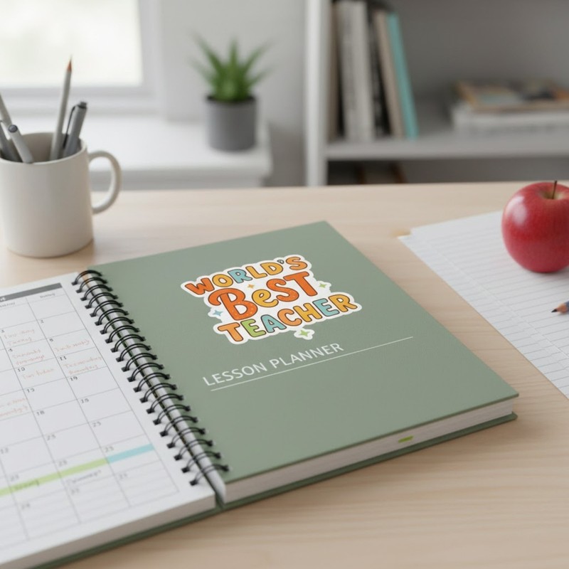4Pcs World’s Best Teacher Stickers – Cute Teacher Appreciation Vinyl Decals gallery