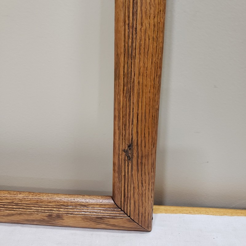 Oak Picture Frame 12x16 Reeded Wide Profile Rustic Traditional Wall Decor gallery