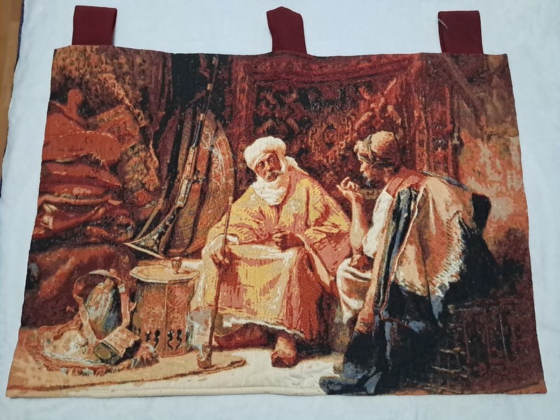 2'x3' Antique French Tapestry Wall Hanging Bedroom Boho View Tapestries
