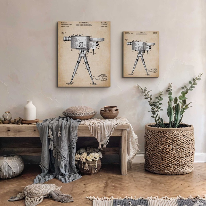 High Speed Camera Canvas Print, Photography Decor gallery