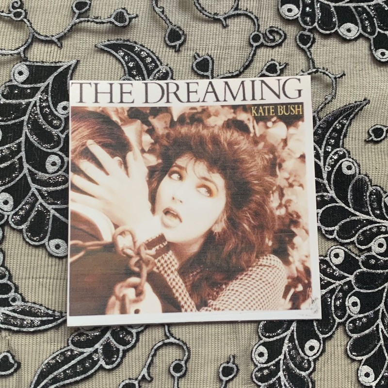kate bush the dreaming album vinyl sticker, holographic waterproof decal
