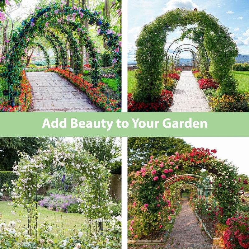 94 Metal Garden Arch Trellis for Climbing Plants Outdoor Decorations gallery