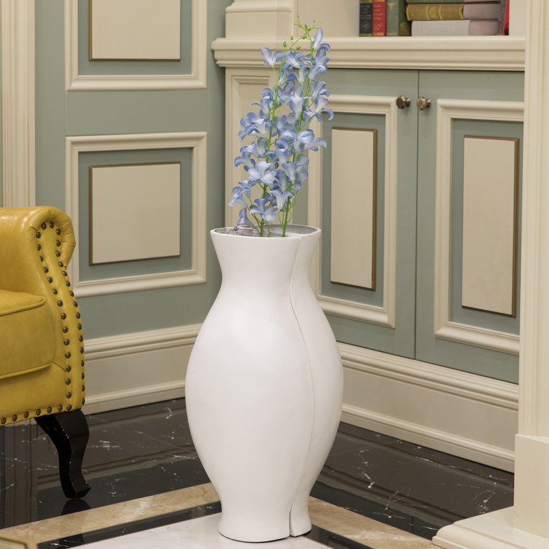 New Uniquewise , Sleek Split Vase, Modern Floor Vase, Decorative Gift, 24.5 Inch gallery
