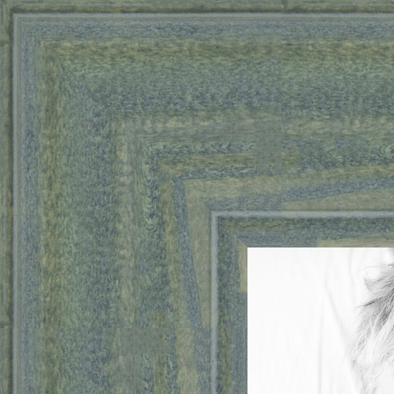 ArtToFrames Custom Picture Poster Frame Palm Green 1.5″ Wide Wood