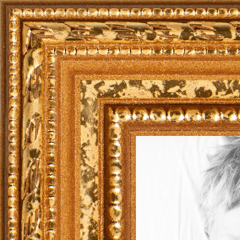 ArtToFrames 1″ Custom Poster Frame Gold Wood 4317 Large