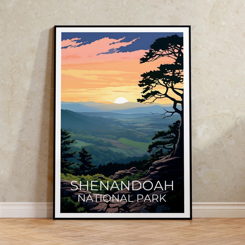 Shenandoah Virginia Travel Poster Premium Quality Choose your Size