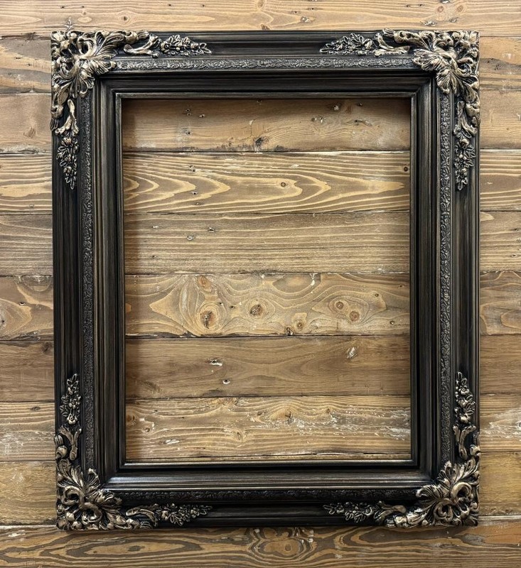 16 x 20 In stock ready to ship, compo XL ornate corners wood frame, old gold gallery