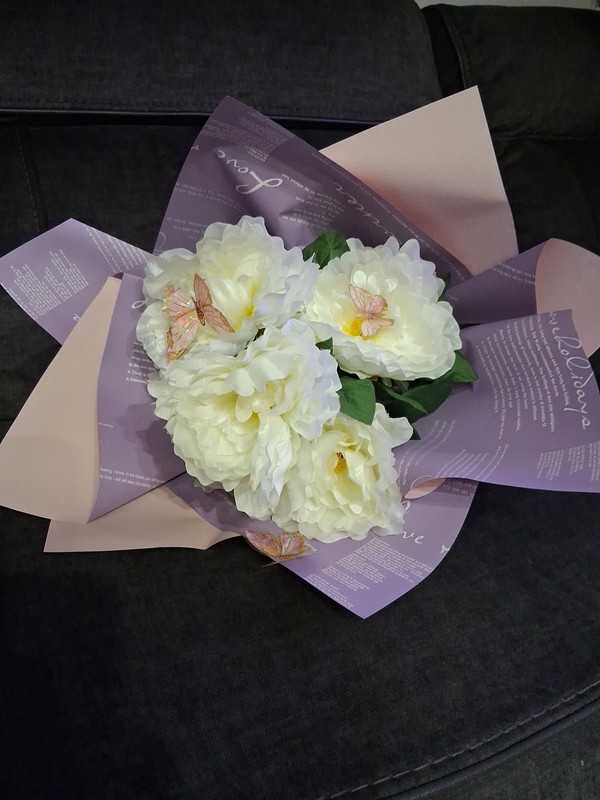 Handmade Faux Handheld Flower Bouquet For Any Occasion