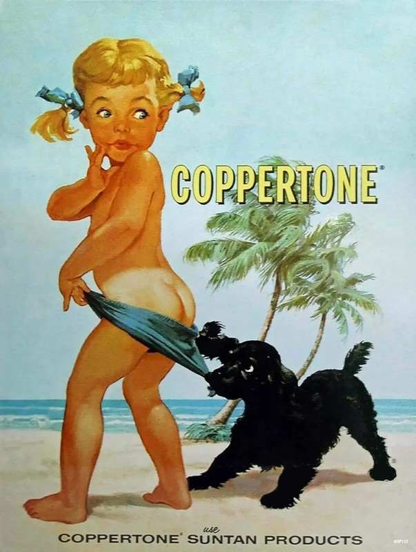 Coppertone Girl 8.5×11 Glossy Photo Print