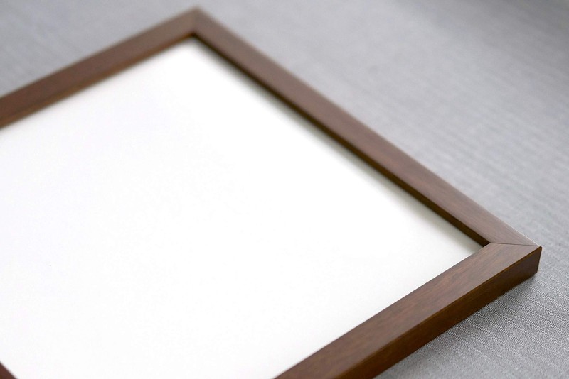 24x36 Frame Brown Solid Wood Picture Frame Width 0.75 Inches | Interior Frame De gallery