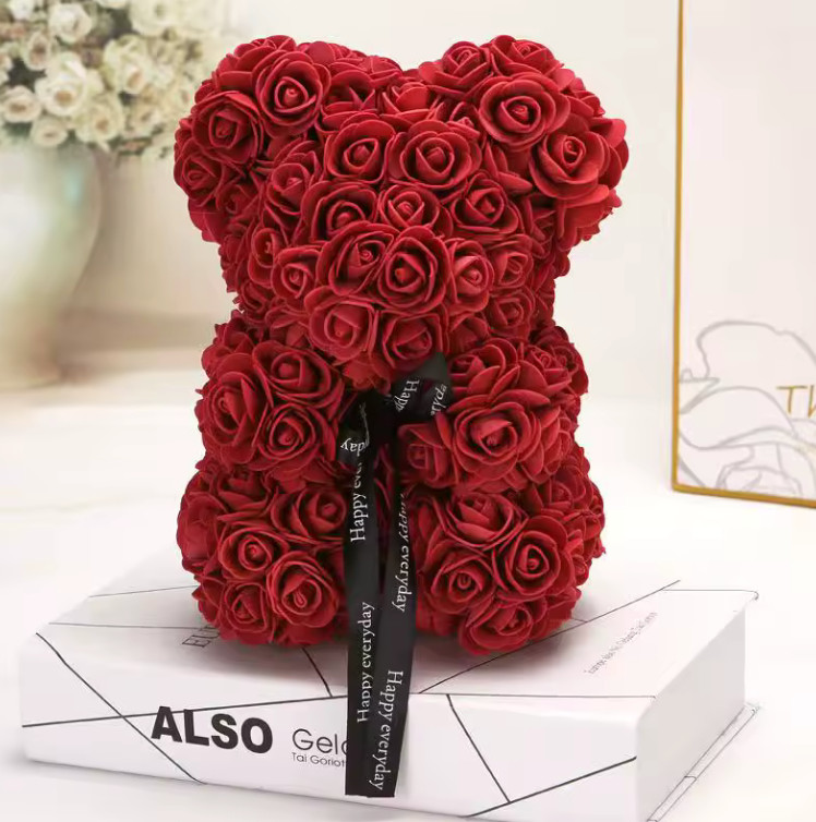 25cm Rose Teddy Bear Gift Box – Romantic Valentine’s Day Present for Her, Annive gallery