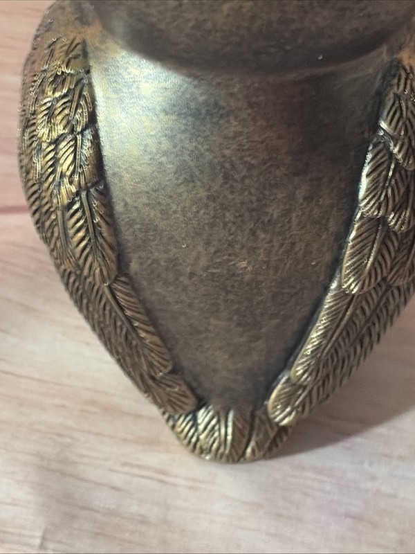 New Brass Owl Figurine Statue Home Decor 5" gallery