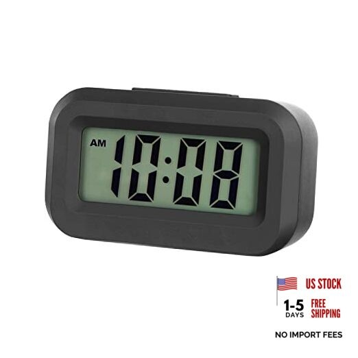 FAMICOZY Small Digital Travel Alarm Clock,Simple Operation,Easy to