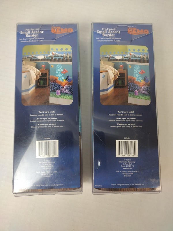 2 Pack Finding Nemo VTG Self-Stick Wall Border 9" x 15' Nursery Kids Room- NEW gallery