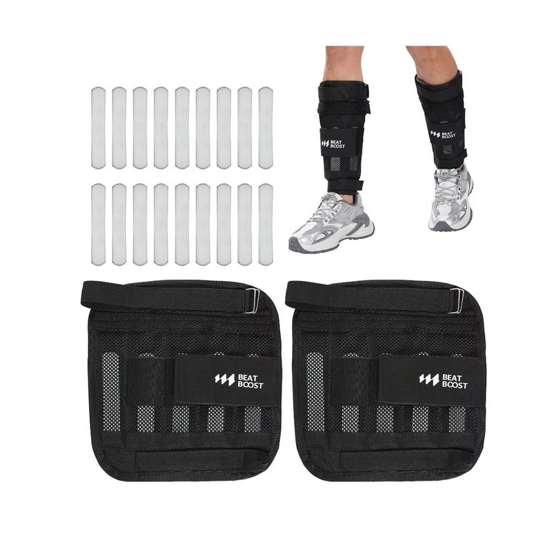 Ankle Wrist Weights 4lb/10lb/15lb/20lb/25lb/30lb BeatBoost Adju… Fast USA SHIP
