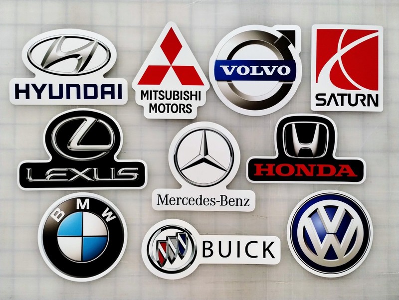 Car / Truck / SUV Vinyl Sticker Lot (10 Pack) SET 2 auto sports car muscle rally gallery