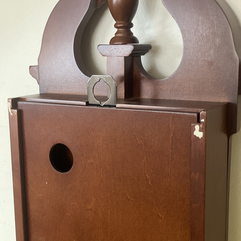 Hampton Pendulum Wall Clock w/Cherry Wood Finish 24” x 11” gallery