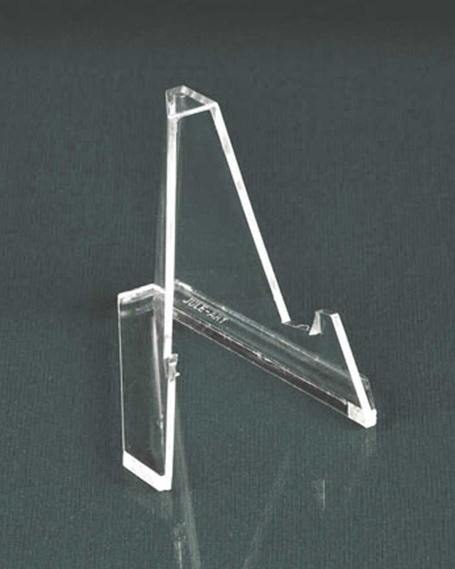 2-1/8″H X 1-3/4″W X 2″D Clear Display Easel (PACK OF 6) *FREE SHIPPING*