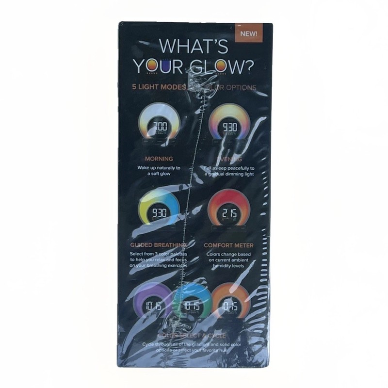 La Crosse Technology Soluna Mood Light Mood Light Alarm Clock USB NEW & SEALED gallery