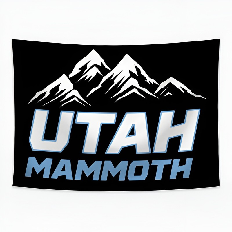 Utah Hockey Team Black Memorable Flag 3×5 ft Mammoth Fan Good Wall Banner