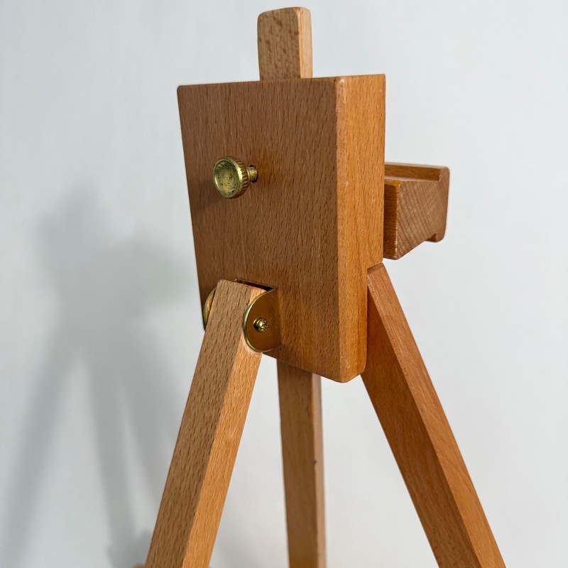 Handcrafted Artist Table Top Artist Easel Display Stand Folding Wooden A-Frame gallery