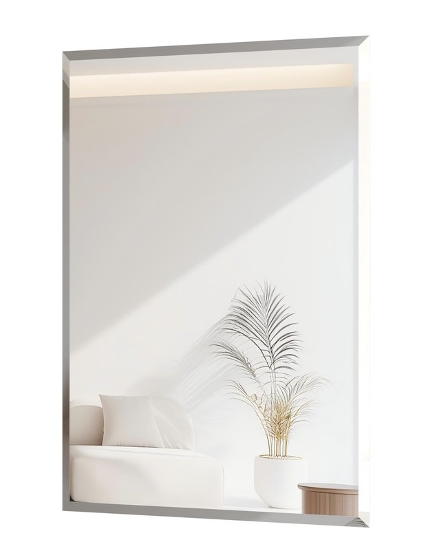 Artloge Frameless Rectangular Wall Mirror Decorative Rectangle Mirrored Glass gallery