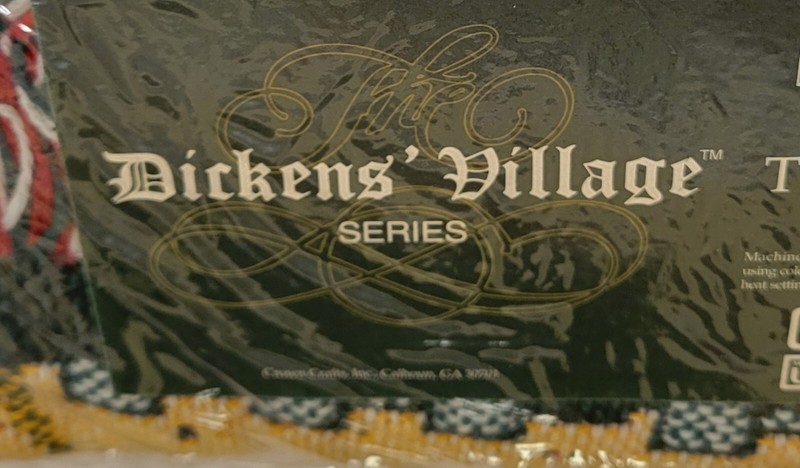 Dept. 56 Dickens' Village 1st in Series Triple Woven Throw Goodwin Weavers gallery