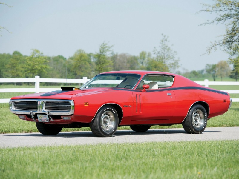 1971 DODGE CHARGER R/T 440 (RED) POSTER 24 X 36 INCH SWEET!
