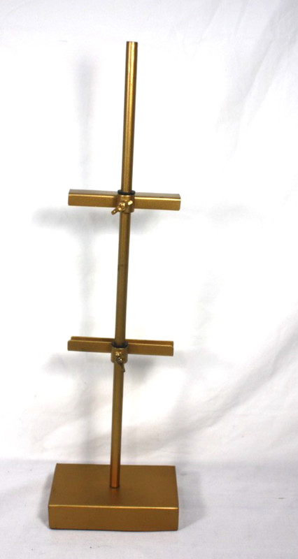 18" Gold Steel Adjustable Tabletop Easel Decorative Stand for Picture Frames #1 gallery