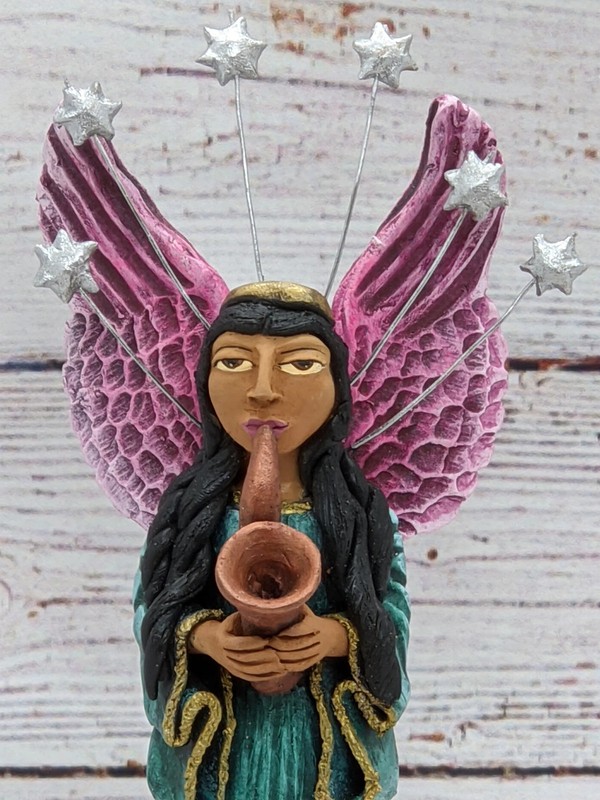 Christmas Decorations, Angel with Saxophone, Christmas Angel Home Decor