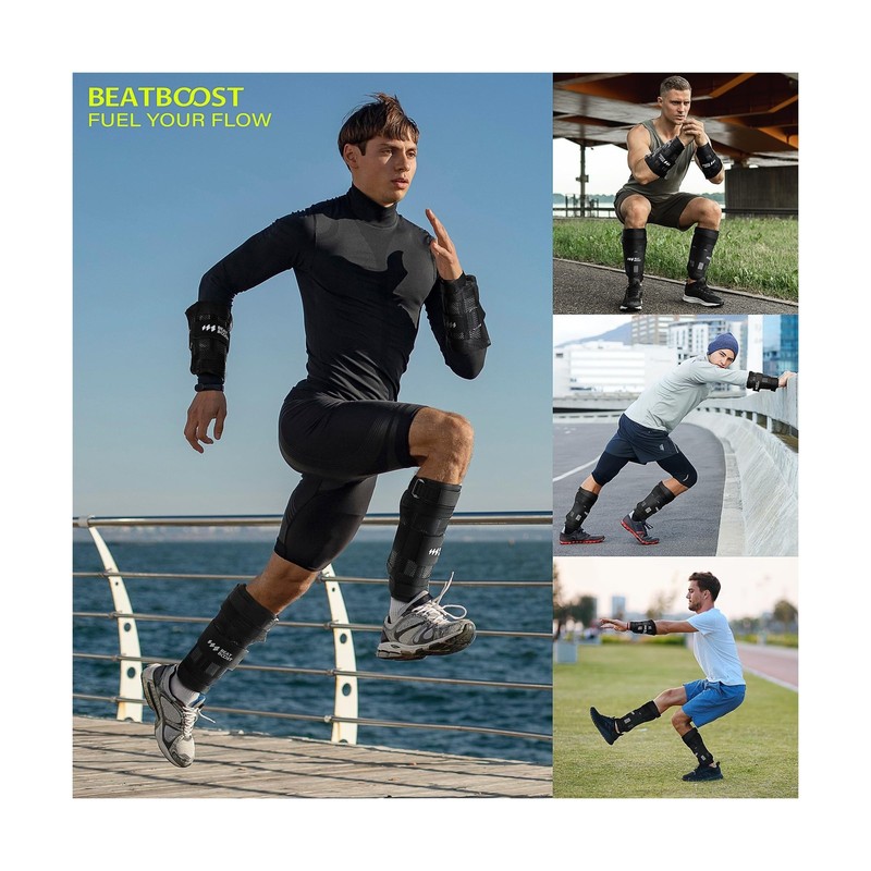 Ankle Wrist Weights 4lb/10lb/15lb/20lb/25lb/30lb BeatBoost Adju... Fast USA SHIP gallery