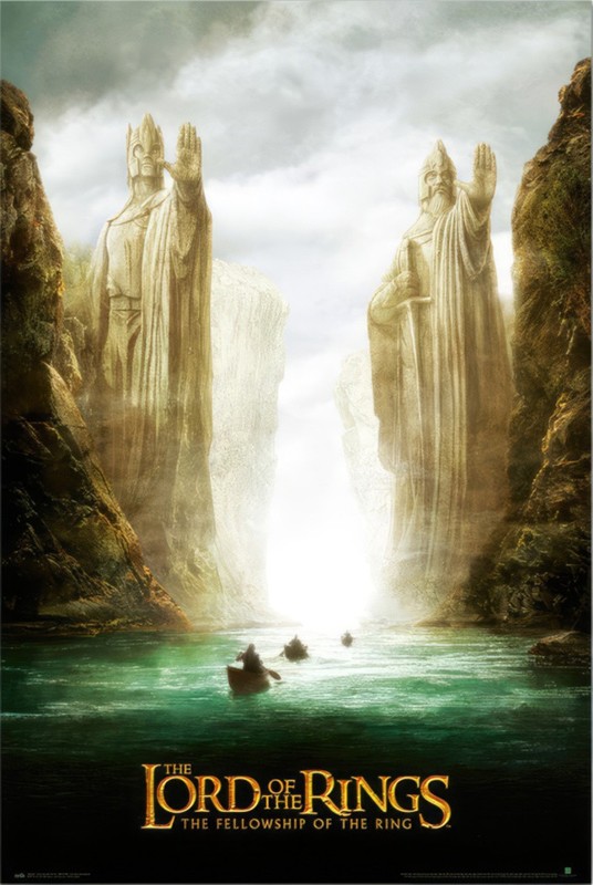 Lord Of The Rings: Fellowship Of The Ring – Movie Poster (Argonath – Teaser)