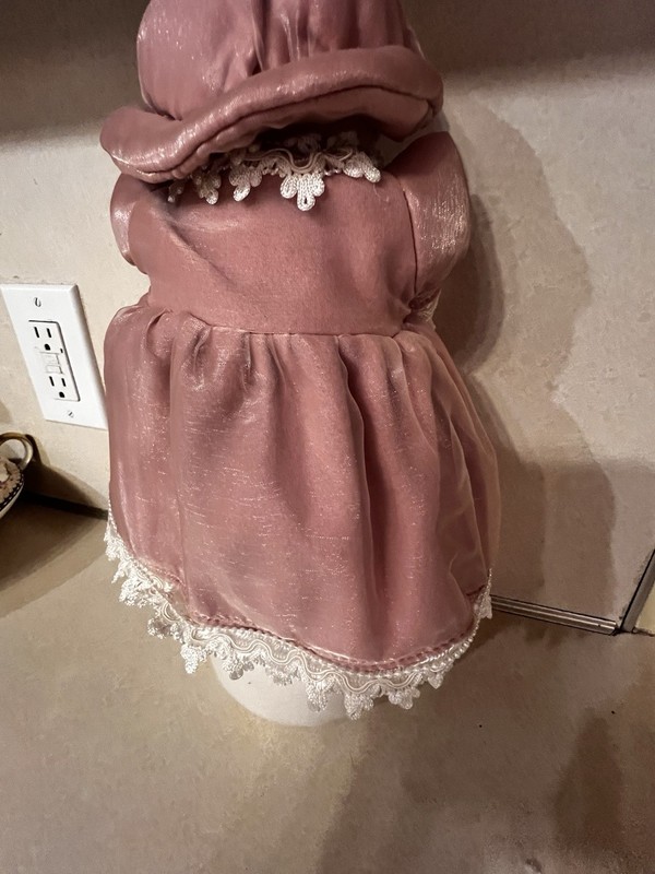 Snow Woman Door Stop, Pink Pretty Festive gallery