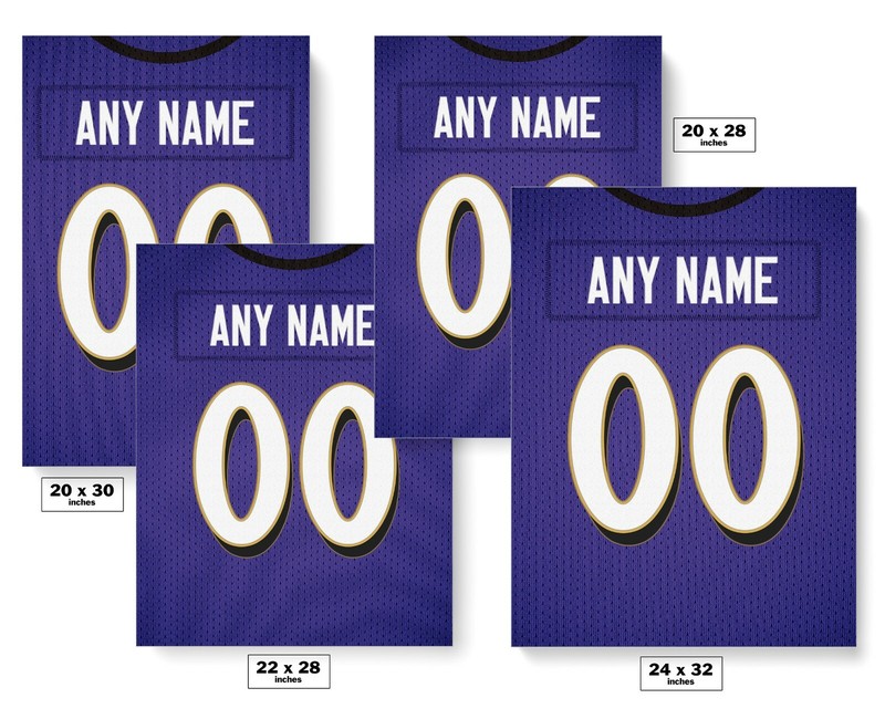 Baltimore Ravens Football Jersey Print - Personalized Any NAME & NUMBER gallery